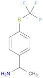 1-(4-[(Trifluoromethyl)sulfanyl]phenyl)ethan-1-amine