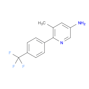 5-Methyl-6-(4-(trifluoromethyl)phenyl)pyridin-3-amine