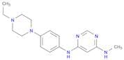 N4-[4-(4-Ethyl-1-piperazinyl)phenyl]-N6-methyl-4,6-pyrimidinediamine