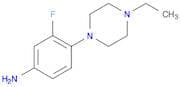 Benzenamine, 4-(4-ethyl-1-piperazinyl)-3-fluoro-
