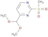 Pyrimidine, 4-(dimethoxymethyl)-2-(methylsulfonyl)-