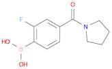 [2-fluoro-4-(pyrrolidine-1-carbonyl)phenyl]boronic acid
