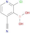 B-(2-Chloro-4-cyano-3-pyridinyl)boronic acid