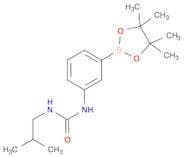 3-(2-methylpropyl)-1-[3-(4,4,5,5-tetramethyl-1,3,2-dioxaborolan-2-yl)phenyl]urea