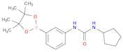 1-cyclopentyl-3-(3-(4,4,5,5-tetramethyl-1,3,2-dioxaborolan-2-yl)phenyl)urea