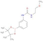 3-(2-methoxyethyl)-1-[3-(4,4,5,5-tetramethyl-1,3,2-dioxaborolan-2-yl)phenyl]urea