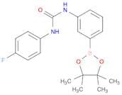 3-(4-fluorophenyl)-1-[3-(4,4,5,5-tetramethyl-1,3,2-dioxaborolan-2-yl)phenyl]urea