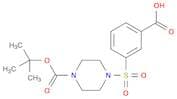 3-(4-(tert-Butoxycarbonyl)piperazin-1-ylsulfonyl)benzoic acid