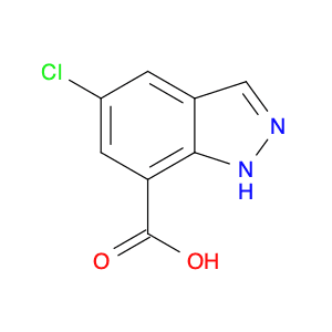 1H-Indazole-7-carboxylic acid, 5-chloro-
