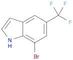 1H-Indole, 7-bromo-5-(trifluoromethyl)-