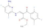 (Z)-Ethyl 3-((6-amino-3,5-difluoropyridin-2-yl)amino)-2-(2,4,5-trifluorobenzoyl)acrylate