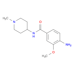 Benzamide, 4-amino-3-methoxy-N-(1-methyl-4-piperidinyl)-