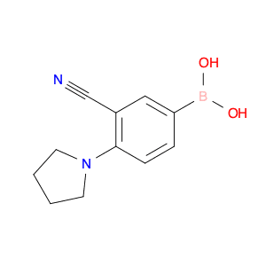 3-Cyano-4-pyrrolidinophenylboronic acid