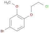 4-Bromo-1-(2-chloroethoxy)-2-methoxybenzene