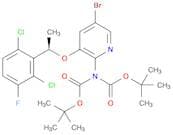 (R)-5-Bromo-N,N-bis-(tert-butoxycarbonyl)-3-(1-(2,6-dichloro-3-fluorophenyl)ethoxy)pyridin-2-amine