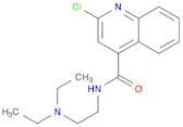 4-Quinolinecarboxamide, 2-chloro-N-[2-(diethylamino)ethyl]-