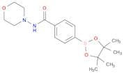 N-(morpholin-4-yl)-4-(tetramethyl-1,3,2-dioxaborolan-2-yl)benzamide