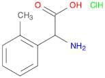 Amino(2-methylphenyl)acetic acid hydrochloride