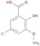 5-Chloro-2-hydroxy-3-methoxybenzoic acid
