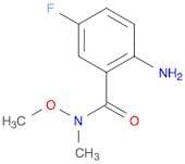 2-Amino-5-fluoro-N-methoxy-N-methylbenzamide