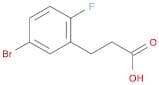 Benzenepropanoic acid, 5-bromo-2-fluoro-