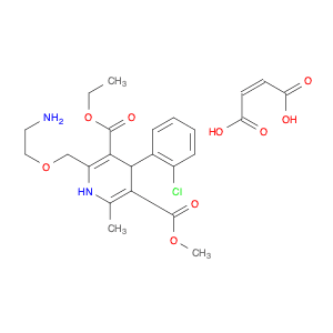 3,5-Pyridinedicarboxylic acid,2-[(2-aminoethoxy)methyl]-4-(2-chlorophenyl)-1,4-dihydro-6-methyl-,3…