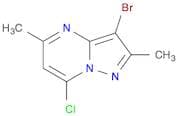 3-Bromo-7-chloro-2,5-dimethylpyrazolo[1,5-a]pyrimidine