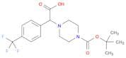 2-(4-[(tert-Butyl)oxycarbonyl]piperazinyl)-2-[4-(trifluoromethyl)phenyl]acetic acid