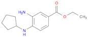 Ethyl 3-amino-4-(cyclopentylamino)benzoate