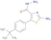 2-amino-5-[4-(tert-butyl)phenyl]-1,3-thiazole -4-carbohydrazide