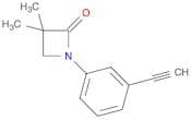 1-(3-ethynylphenyl)-3,3-dimethyl-2-azetanone