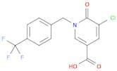 5-Chloro-6-oxo-1-[4-(trifluoromethyl)benzyl]-1,6-dihydro-3-pyridinecarboxylic acid