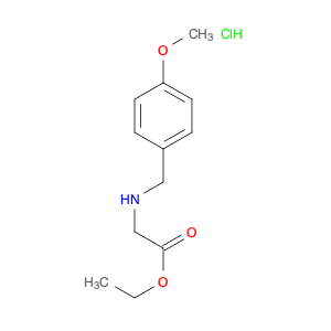Glycine, N-[(4-methoxyphenyl)methyl]-, ethyl ester, hydrochloride