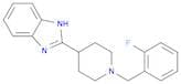 2-[1-[(2-fluorophenyl)methyl]piperidin-4-yl]-1H-benzimidazole