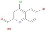 6-bromo-4-chloro-2-quinolinecarboxylic acid