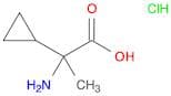 2-Amino-2-cyclopropylpropanoic acid HCl
