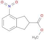 1H-Indene-2-carboxylic acid, 2,3-dihydro-4-nitro-, methyl ester