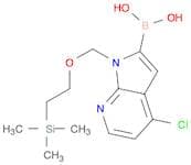 Boronic acid,[4-chloro-1-[[2-(trimethylsilyl)ethoxy]methyl]-1H-pyrrolo[2,3-b]pyridin-2-yl]-