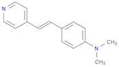 Benzenamine, N,N-dimethyl-4-[2-(4-pyridinyl)ethenyl]-
