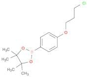 2-[4-(3-Chloropropoxy)phenyl]-4,4,5,5-tetramethyl-1,3,2-dioxaborolane