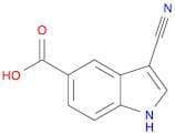 3-Cyano-1H-indole-5-carboxylic acid