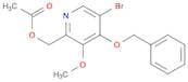 (4-(Benzyloxy)-5-bromo-3-methoxypyridin-2-yl)methyl acetate