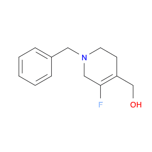 (1-Benzyl-3-fluoro-1,2,5,6-tetrahydropyridin-4-yl)methanol