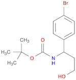 tert-Butyl (1-(4-bromophenyl)-3-hydroxypropyl)carbamate
