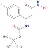 tert-Butyl [1-(4-fluorophenyl)-3-(hydroxyamino)-3-oxopropyl]carbamate