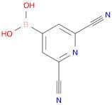 B-(2,6-Dicyano-4-pyridinyl)-boronic acid
