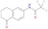 2,2,2-trifluoro-N-(5-oxo-5,6,7,8-tetrahydronaphthalen-2-yl)acetamide