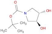 1-Pyrrolidinecarboxylic acid, 3,4-dihydroxy-, 1,1-dimethylethyl ester,(3S,4S)-