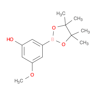3-Methoxy-5-(4,4,5,5-tetramethyl-1,3,2-dioxaborolan-2-yl)phenol