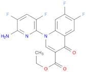 Ethyl 1-(6-amino-3,5-difluoropyridin-2-yl)-6,7-difluoro-4-oxo-1,4-dihydroquinoline-3-carboxylate